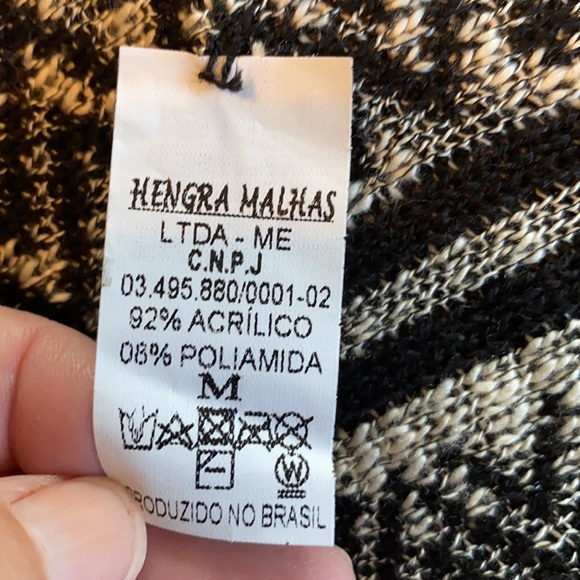 Woman’s Open Kimono Poncho Geography Print Size Medium - Picture 7 of 9